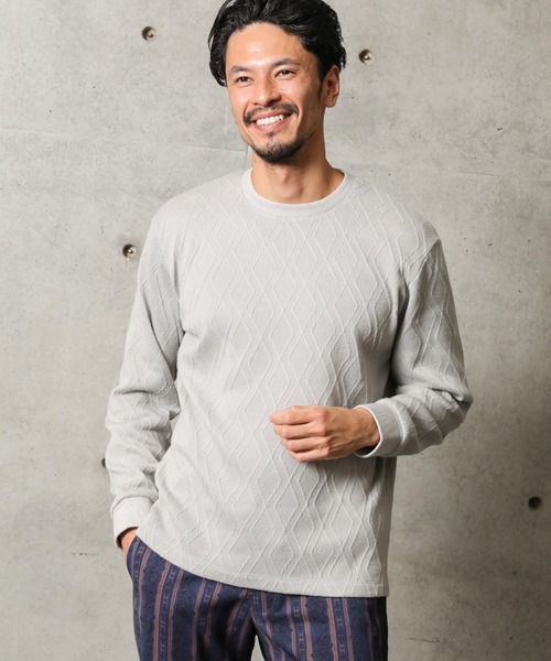 得価格安 tシャツ PayPayモール店 - 通販 - PayPayモール Tシャツ エスニックダイヤジャカードカットソー ZOZOTOWN 人気最新品