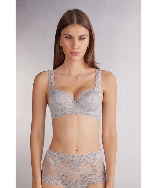 INTIMISSIMI ブラジャー　レースショーツ　セット INTIMISSIMI ブラックブラジャーショーツセット - メルカリ