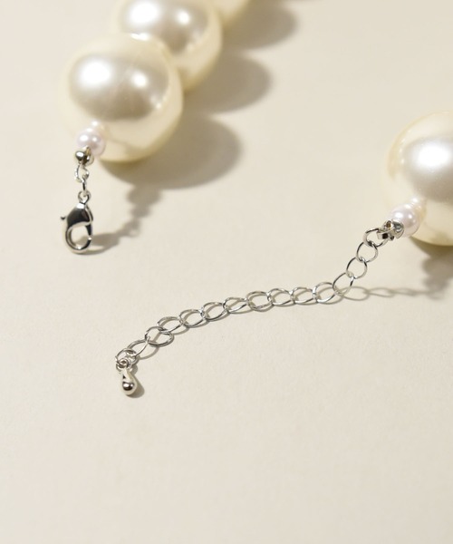 ネックレス ビッグパールネックレス 25mm レディースの画像