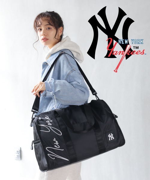 MLB ボストンバッグ ツイル生地ボストンバッグ レディース メンズ
