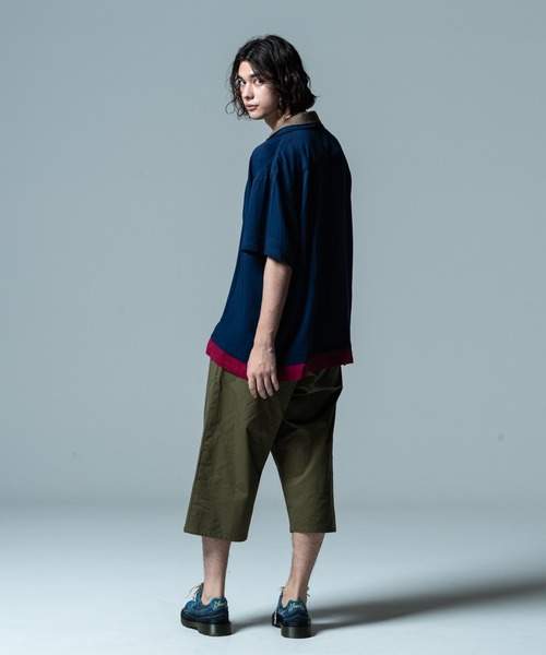 glamb シャツ Layered Bowling SH / レイヤードボウリングシャツ