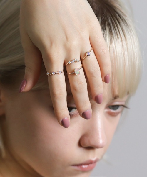 cui-cui（キュイキュイ） 指輪 リング ダイヤモンド / オパール リング