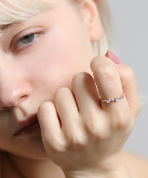 cui-cui（キュイキュイ） 指輪 リング ダイヤモンド / オパール リング