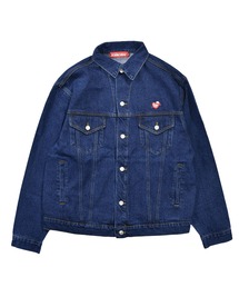 DOUBLE STEAL デニムジャケット gジャン Heart Embroidery