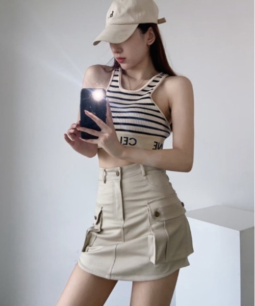 今週限りTAKE CARE 2way ミニスカート カーゴ 膝丈スカート 今週限りTAKE CARE 2way ミニスカート カーゴ 膝丈スカート スカート