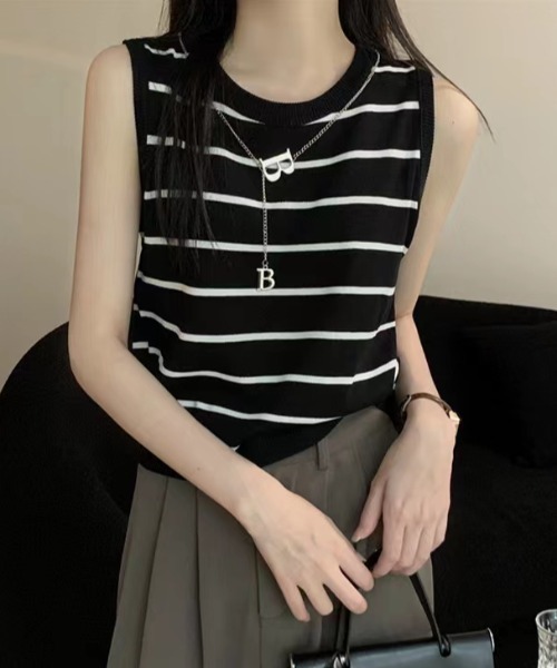 NEIL BARRETT ストライプニットセーター 朝倉未来着用】NEIL BARRETT タートルネックニットセーター