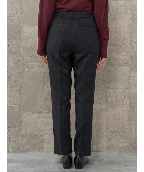 Perfect Suit FActory スラックス パンツ 千鳥格子 メランジ調