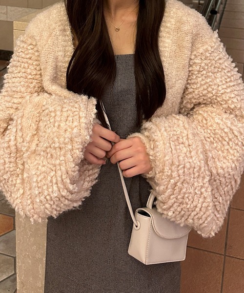 RiLi（リリ） カーディガン フリンジボレロ「RL」 レディース 