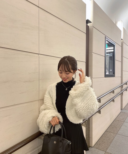 RiLi（リリ） カーディガン フリンジボレロ「RL」 レディース 