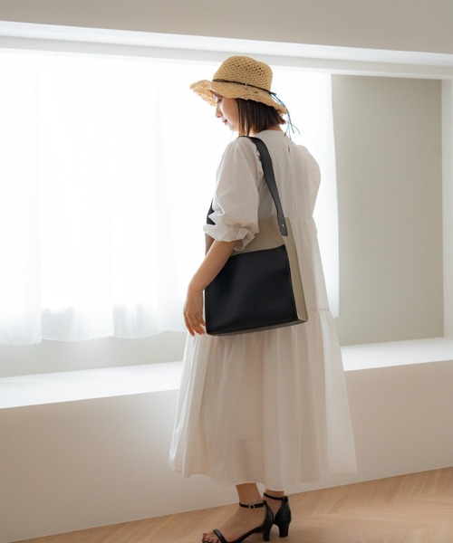 バッグ namaename123 バッグ LOGO SHOULDER BAG 251MYNHー