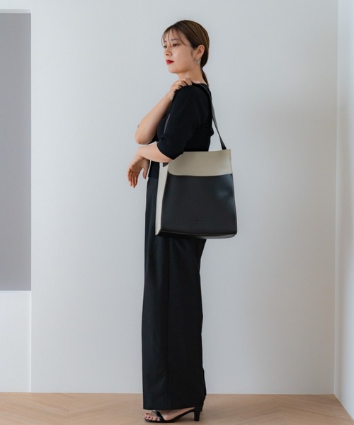 バッグ namaename123 バッグ LOGO SHOULDER BAG 251MYNHー