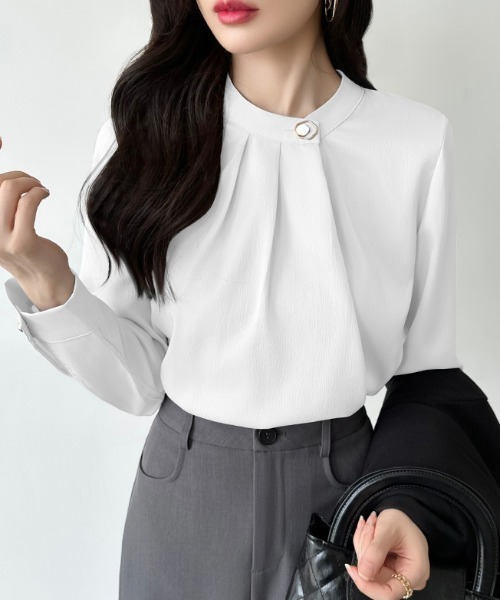 COCOMOMO ブラウス シャツ 「カラー展開あり」 タックブラウス きれい