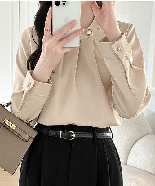 COCOMOMO ブラウス シャツ 「カラー展開あり」 タックブラウス きれい