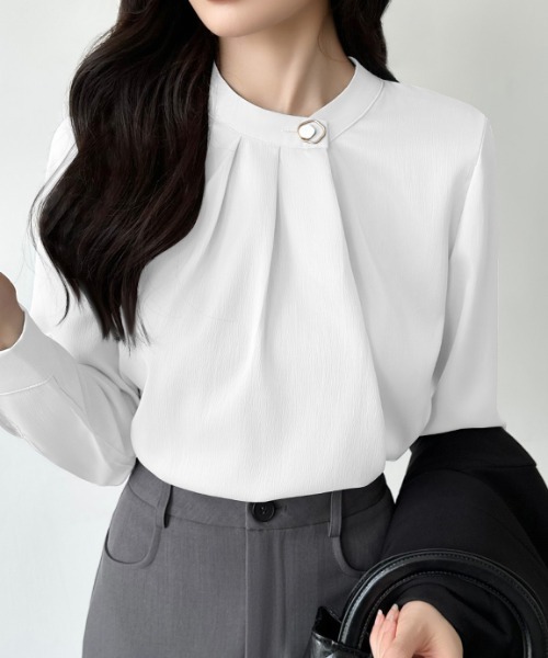 COCOMOMO ブラウス シャツ 「カラー展開あり」 タックブラウス きれい