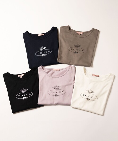国内発送**TOCCA** LOGO TEE Tシャツ クラウンロゴTシャツ 国内発送**TOCCA** LOGO TEE Tシャツ クラウンロゴTシャツ