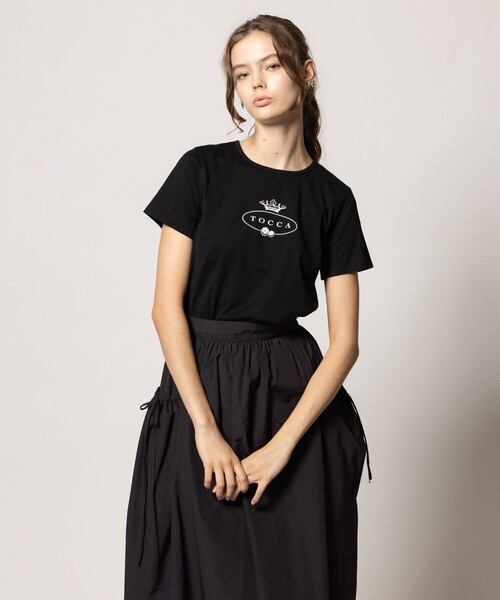 国内発送**TOCCA** LOGO TEE Tシャツ クラウンロゴTシャツ 国内発送**TOCCA** LOGO TEE Tシャツ クラウンロゴTシャツ