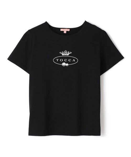 トッカTOCCA コットンチビTシャツ サーモンピンクP/S 【レディース】 楽天市場】トッカtocca（Tシャツ・カットソー｜トップス