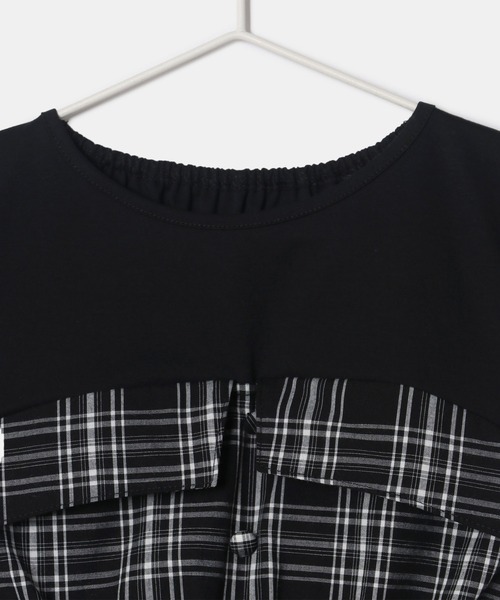 新品タグ付き　アルベロベロ　チュニック　童話　刺繍　総柄　切り替え　ドッキング アルベロベロALBEROBELLO ロングワンピースぶたさん刺繍切替