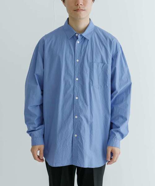 エイトン　コートとカオスのシャツ TECHNO COTTON ｜ リーファーコート