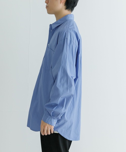 ATON シャツ ATON SUVIN BROAD WASHED SHIRTS メンズ : ZOZOTOWN Yahoo
