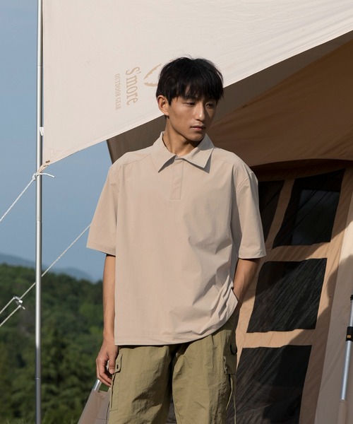 ポロシャツ ポロ Anti-static polo shirt レディース メンズ S'more ポロシャツ ポロ Anti-static polo shirt レディース
