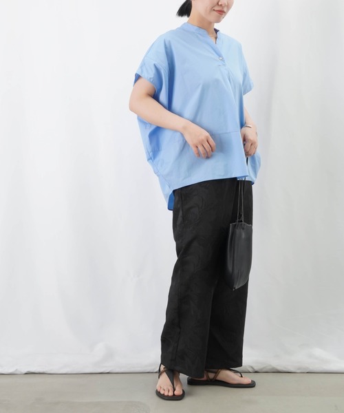 LC/LLL 新品　 スキッパーコクーンブラウス LADY LUCK LUCA シャツ ブラウス LC/LLL スキッパーコクーン