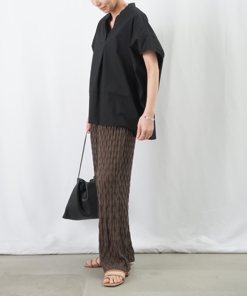 LADY LUCK LUCA シャツ ブラウス LC/LLL スキッパーコクーン