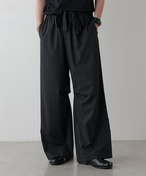 Lui's（ルイス） パンツ ストライプイージーワイドパンツ メンズ