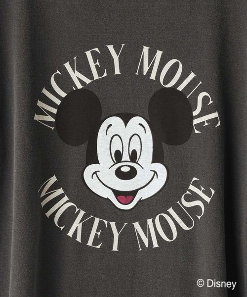 【GOOD ROCK SPEED】オールドミッキープリントT グレー GOOD ROCK SPEED / MICKEY MOUSE / TSHIRTS[KW55-25FDS004W