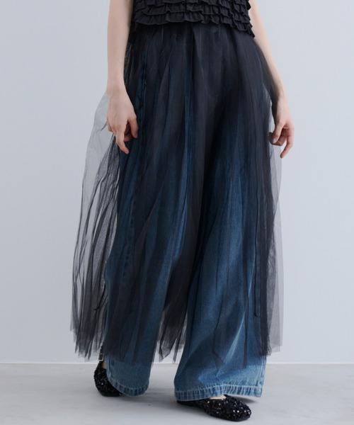 【美品】perna チュールストラップスカート PERNA スカート チュールストラップスカート : ZOZOTOWN Yahoo