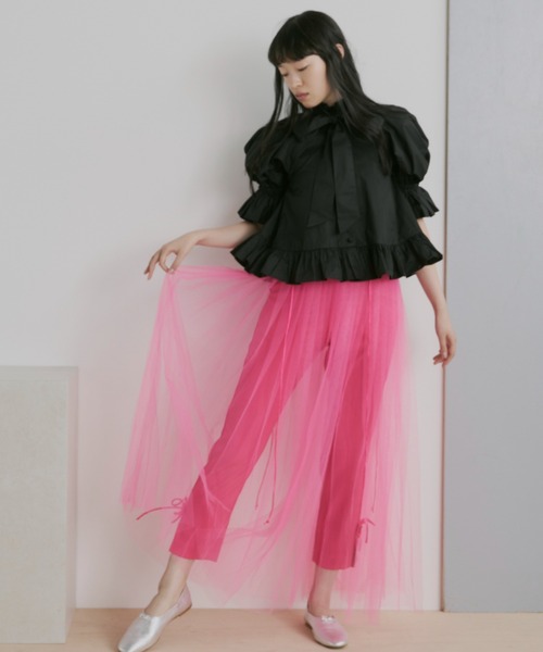 【美品】perna チュールストラップスカート PERNA スカート チュールストラップスカート : ZOZOTOWN Yahoo