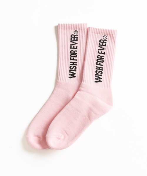 WISH FOR EVER 靴下 STANDARD LOGO SOCKS/スタンダードロゴ
