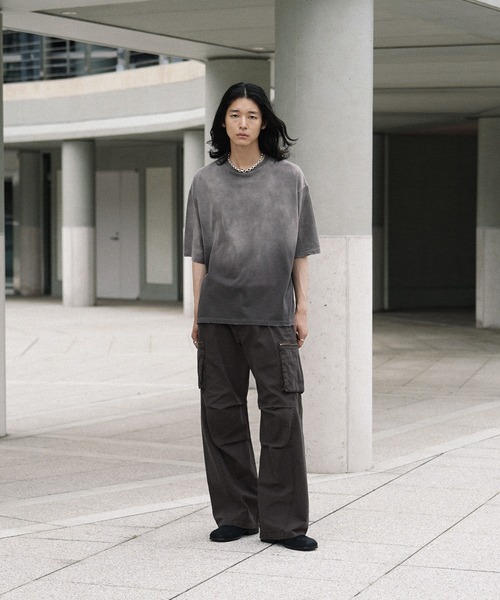 VINTAGE FADED DUCK CURVED CARGO ブラック/M