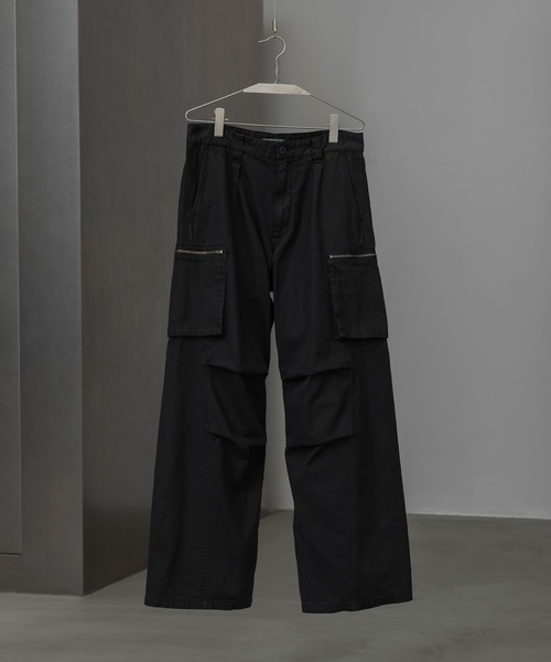 カーゴパンツ VINTAGE FADED DUCK CURVED CARGO メンズ : 85625169 