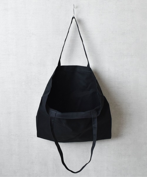 新品未使用　肩掛けトートバッグ　キャンバス黒 トートバッグ 「BAGS/バッグス」14oz コットン キャンバス トート
