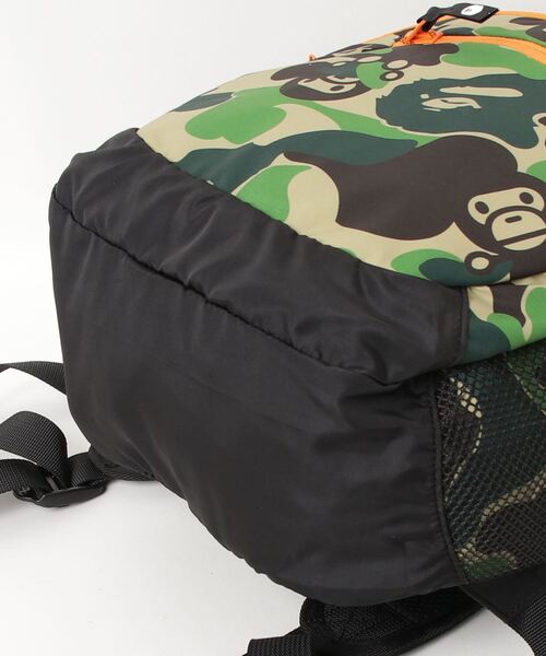 A BATHING APE リュック ABC CAMO MILO PACKABLE DAYPACK キッズ