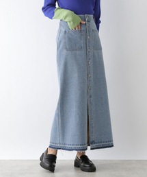 MSGM デニム ボタンフロント ロングスカート 楽天市場】【在庫処分半額セール】【大きいサイズあり】フロント