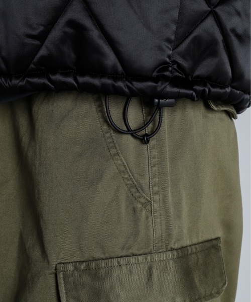 Schottショットナイロンモッズコート迷彩キルティングライナーファーオリーブ Schott N.Y.C ナイロンジャケット Schott/ショット/QUILT COACH