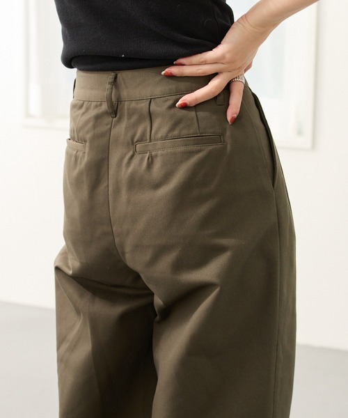 DIAVEL マルチサイズ チノパン 2タック入りゆったりストレート