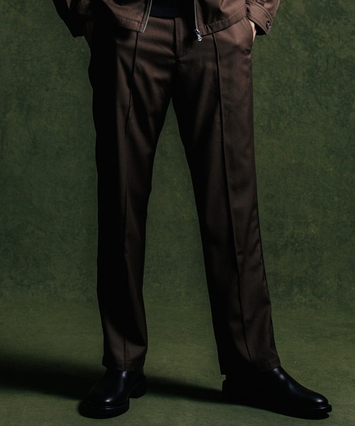 CRIMIE スラックス SUITS SATIN LINE PANTS / スーツ ライン