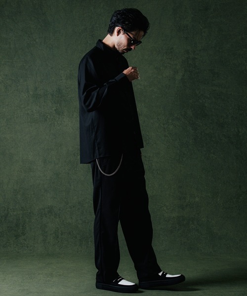 CRIMIE SUITS SATIN LINE PANTS/スーツ ラインパンツ CRIMIE スラックス SUITS SATIN LINE PANTS / スーツ ライン
