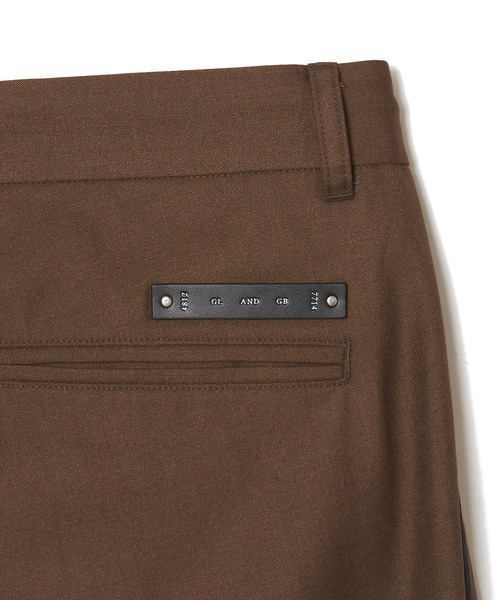 CRIMIE SUITS SATIN LINE PANTS/スーツ ラインパンツ CRIMIE スラックス SUITS SATIN LINE PANTS / スーツ ライン