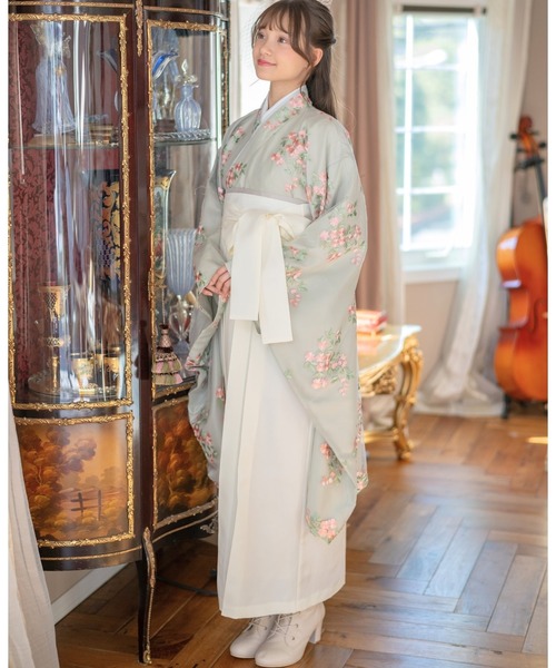 Catherine Cottage（キャサリンコテージ） 着物 花刺繍チュールレース