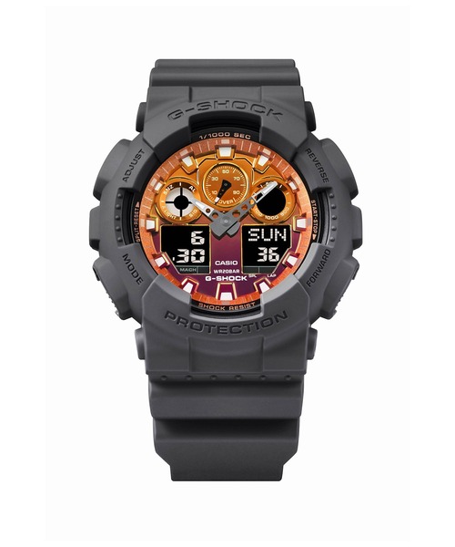 G-SHOCK アナログ・デジタル時計 ブラック/オレンジ G-SHOCK デジタルアナログ 腕時計 ブラック/オレンジ - メルカリ