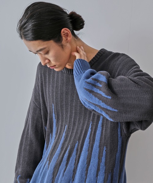 JUNRED（ジュンレッド） セーター ニット 「一部店舗限定」バイカラー