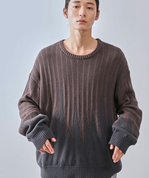 JUNRED（ジュンレッド） セーター ニット 「一部店舗限定」バイカラー