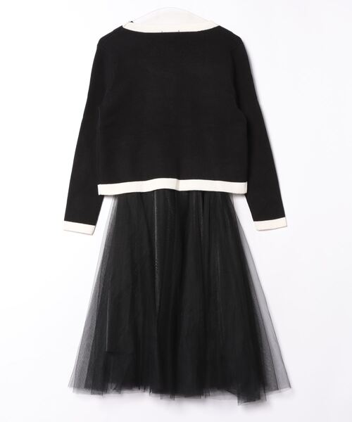 カーディガン ニットカーディガン＆ワンピース 2点セット レディース