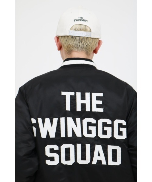 THE SWINGGGR スタジャン SWINGGGR/スウィンガー/SWG NYLON VARSITY JK