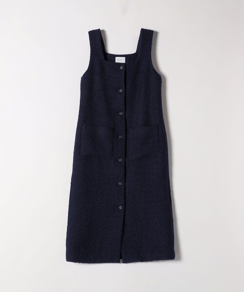 SHIPS any: スラブ ツイード ワンピース SHIPS - SHIPS any: スラブ