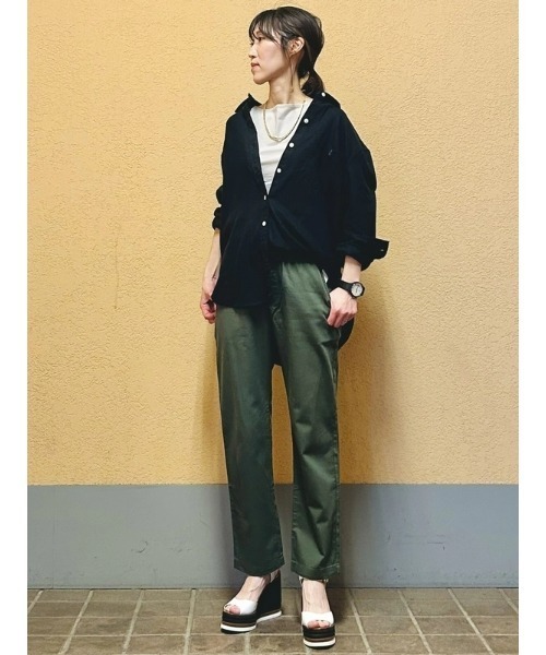 GAP（ギャップ） パンツ ミッドライズ イージー ツイルパンツ